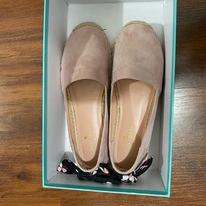 Pink Kate Spade Suede Bow Espadrilles ✨